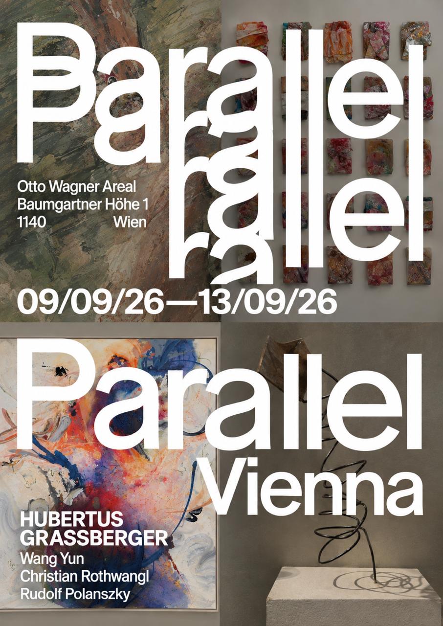 Plakat der PARALLEL Vienna 2026 mit Hubertus Grassberger